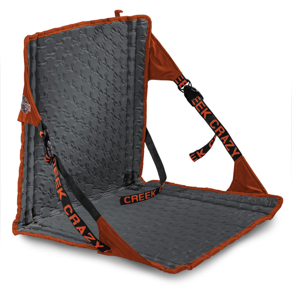 Copper Crazy Creek Hex 2.0 Chair on White - facing camera