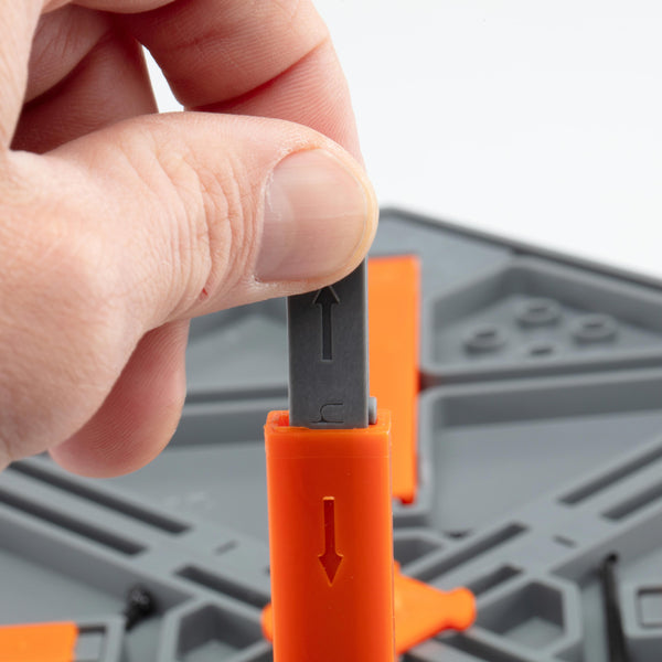 Leg insert closeup