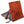 Hex 2.0 PowerLounger Rollable Camping Chair - Copper on white looking at back